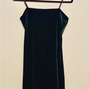 Forever 21 Strapless Dark Green Dress